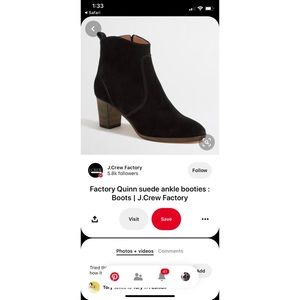 JCrew Quinn Ankle Booties